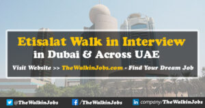 Etisalat Walk in Interview