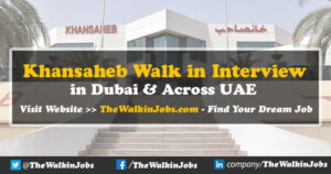 Khansaheb Walk in Interview