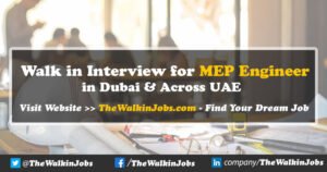 MEP Engineer Jobs in Dubai
